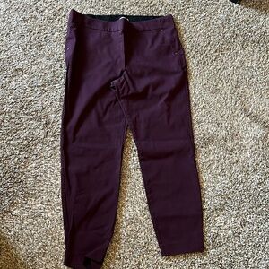 Maurices burgundy size xl short dress pants